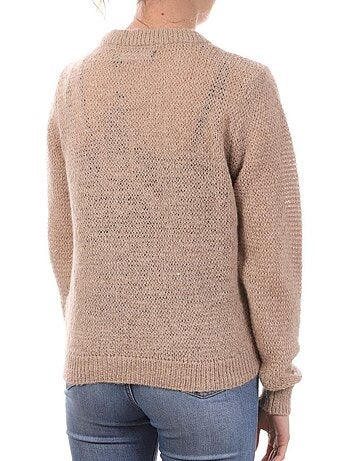 Camisola Bege Vero Moda Cashmere para Mulher