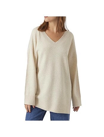 Camisola bege vero moda doffy para mulher 10290710