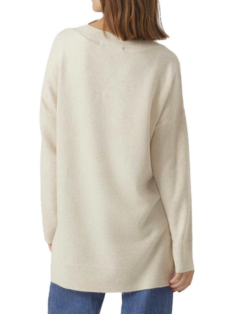 Camisola Bege Vero Moda Doffy para Mulher 10290710 Ecru - Kiabi