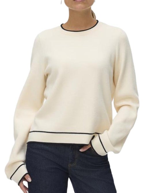 Camisola Bege Vero Moda Gold para Mulher - Kiabi Camisola Bege Vero Moda Gold para Mulher - Kiabi