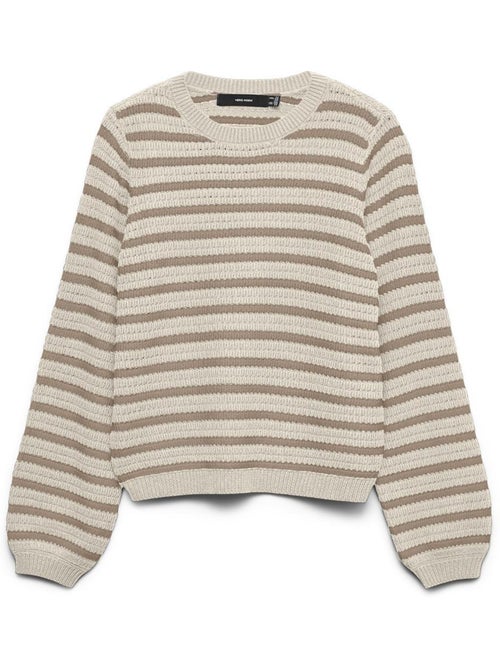 Camisola bege vero moda gorgeous para mulher - Kiabi Camisola bege vero moda gorgeous para mulher - Kiabi