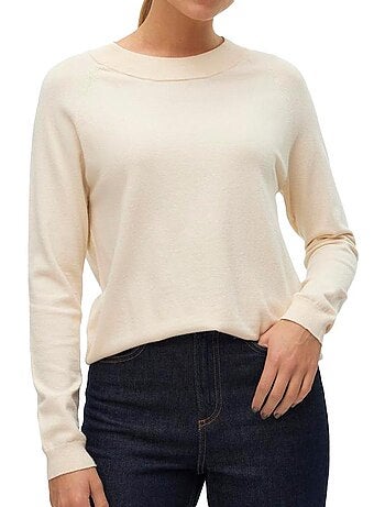 Camisola Bege Vero Moda Happiness para Mulher