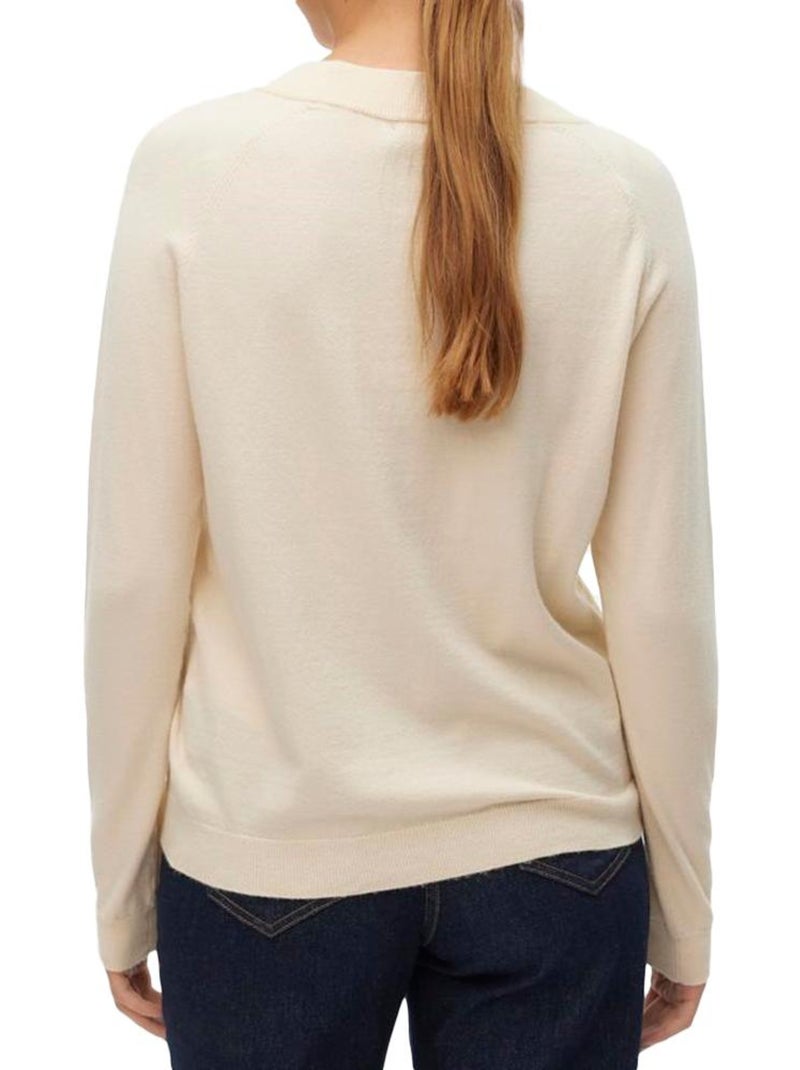 Camisola Bege Vero Moda Happiness para Mulher Bege - Kiabi