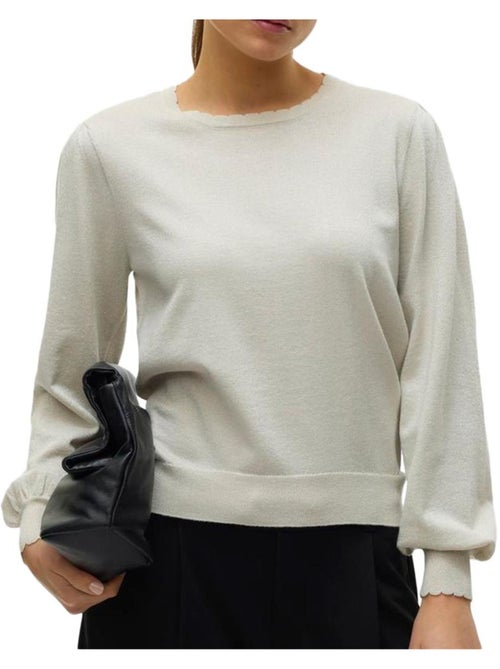 Camisola Bege Vero Moda Happyshine 10 para Mulher - Kiabi