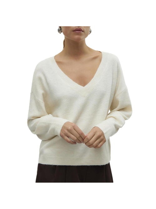 Camisola Bege Vero Moda Jupiters para Mulher - Kiabi Camisola Bege Vero Moda Jupiters para Mulher - Kiabi