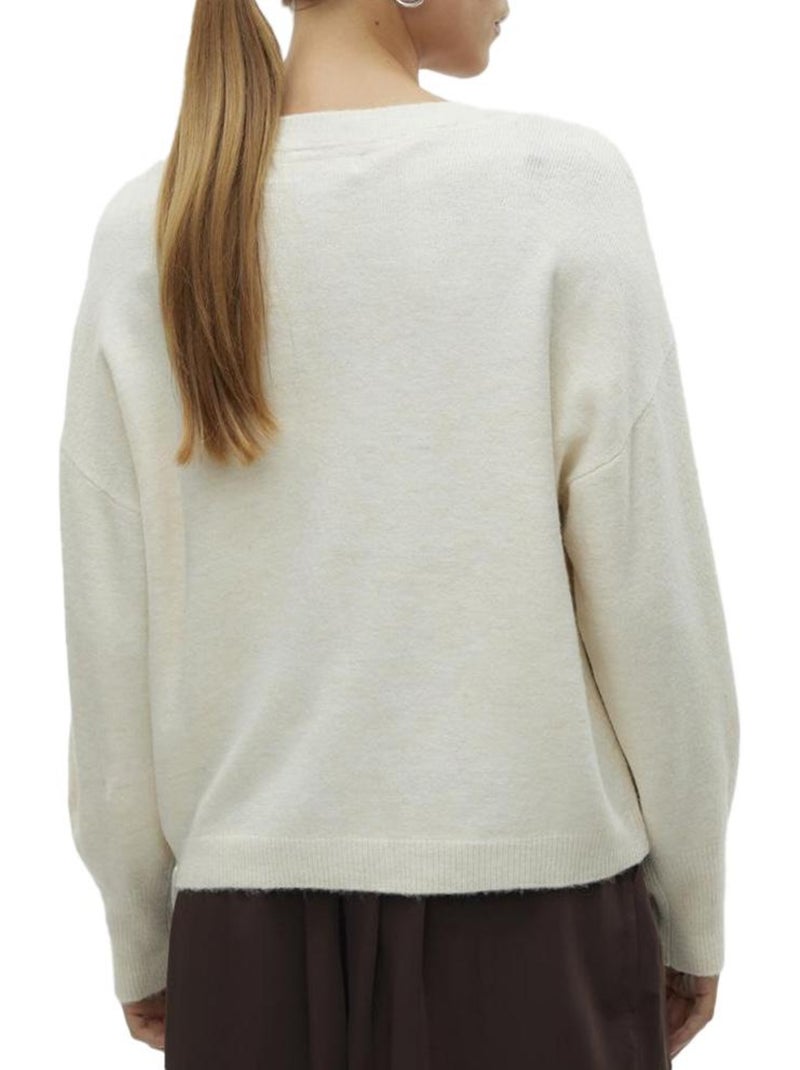 Camisola Bege Vero Moda Jupiters para Mulher Bege - Kiabi