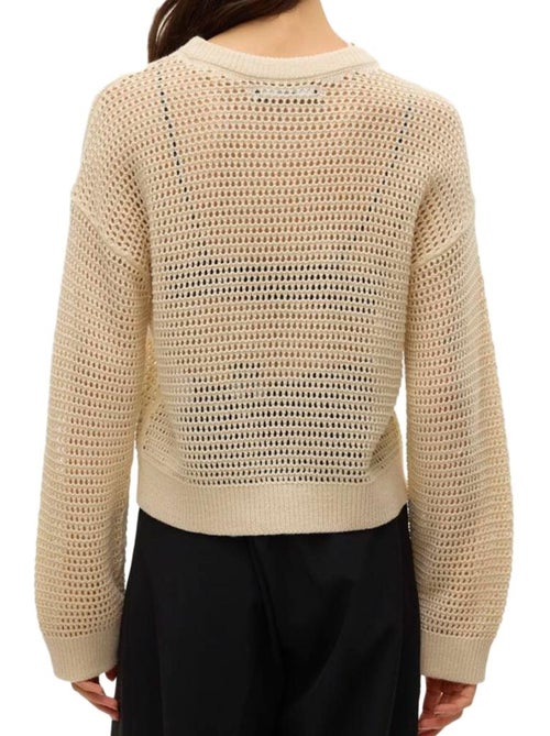 Camisola Bege Vero Moda Madera para Mulher - Kiabi Camisola Bege Vero Moda Madera para Mulher - Kiabi