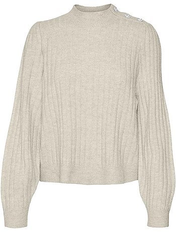 Camisola Vero Moda Melya de Mulher com Riscas Bordeaux e Brancas