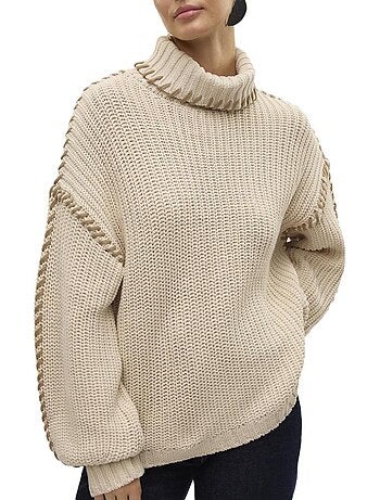 Camisola Bege Vero Moda Newcream para Mulher