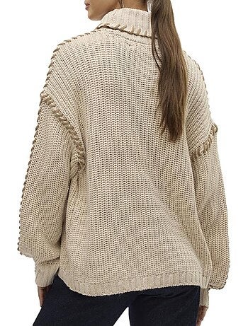 Camisola Bege Vero Moda Newcream para Mulher