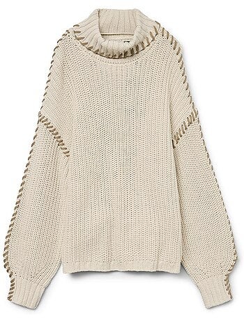 Camisola Bege Vero Moda Newcream para Mulher