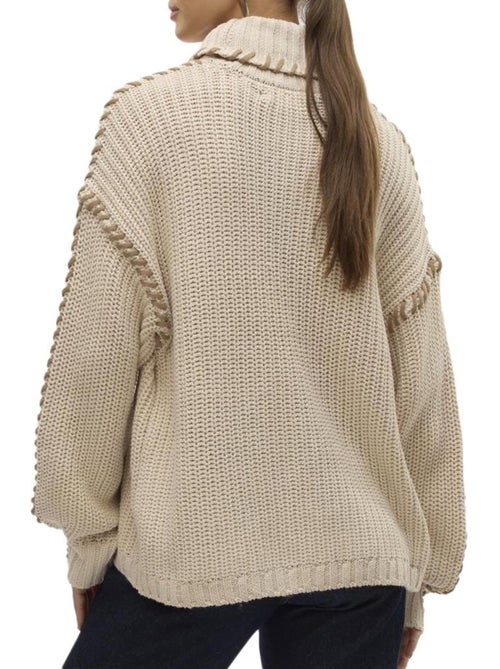 Camisola Bege Vero Moda Newcream para Mulher - Kiabi