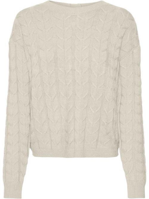 Camisola Bege Vero Moda Tilda para Mulher - Kiabi Camisola Bege Vero Moda Tilda para Mulher - Kiabi