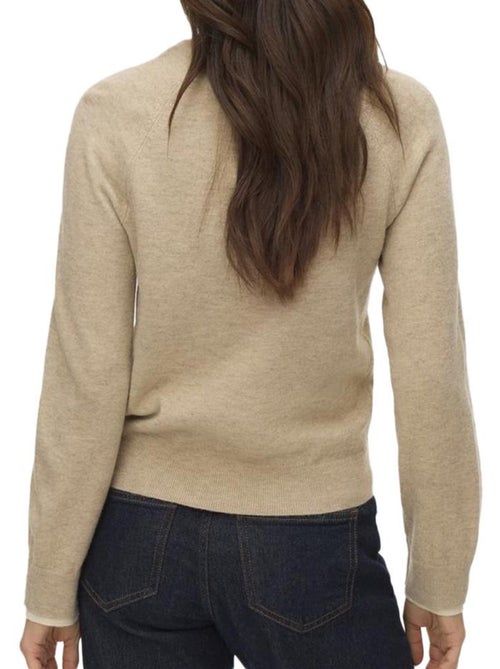 Camisola Bege Vero Moda Wonderful para Mulher - Kiabi Camisola Bege Vero Moda Wonderful para Mulher - Kiabi