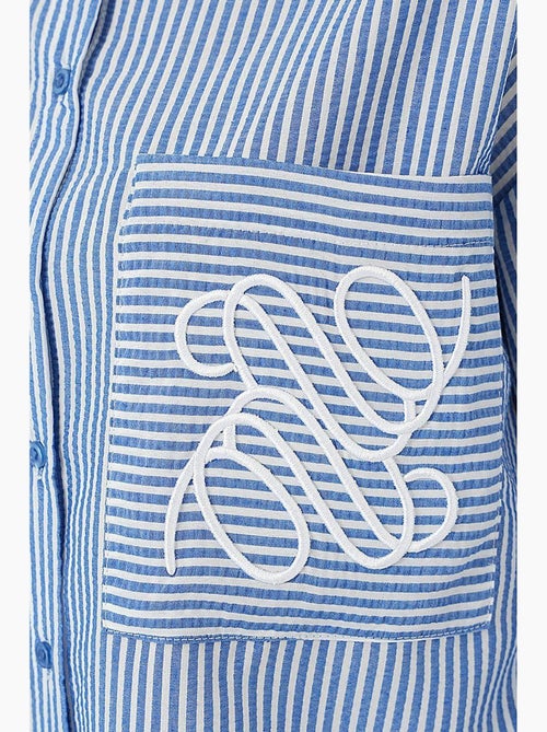 Camisola bordada de bolso único bdart - Kiabi Camisola bordada de bolso único bdart - Kiabi