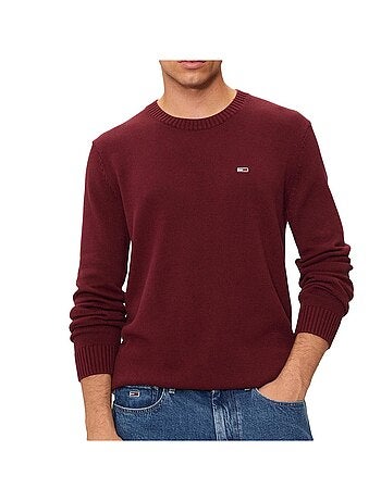 Camisola Bordeaux Slim Fit Tommy Hilfiger para Homem