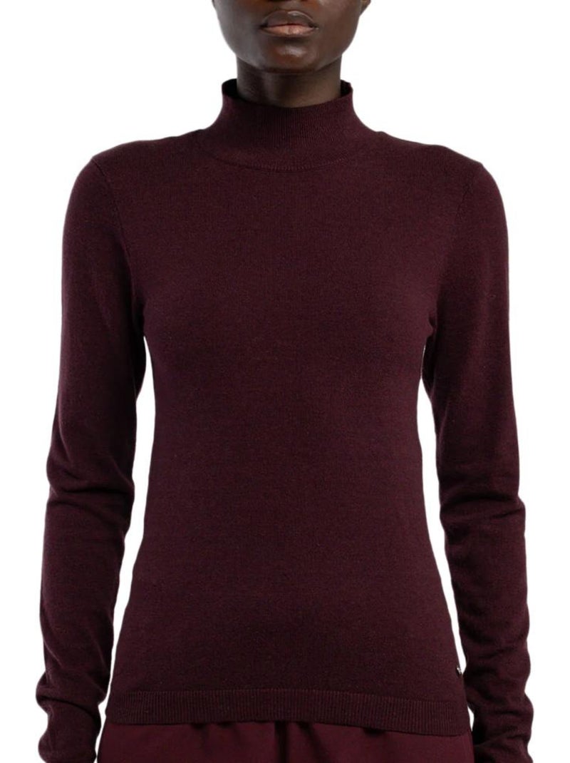 Camisola Bordeaux Teddy Smith Connie para Mulher Bordô - Kiabi