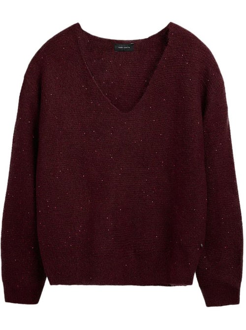Camisola Bordeaux Teddy Smith Keith para Mulher - Kiabi