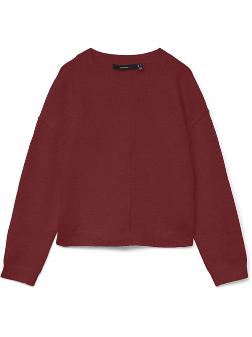 Camisola Bordeaux Vero Moda Besti para Mulher - Kiabi