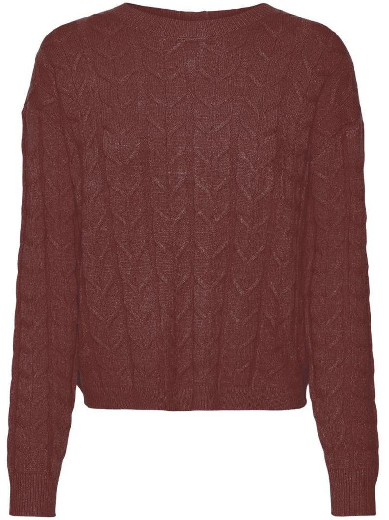 Camisola Bordeaux Vero Moda Tilda para Mulher Bordô - Kiabi