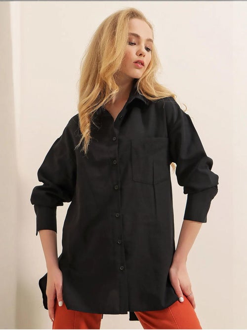 Camisola boyfriend com botões nas costas bdart - Kiabi