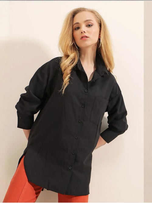 Camisola boyfriend com botões nas costas bdart - Kiabi