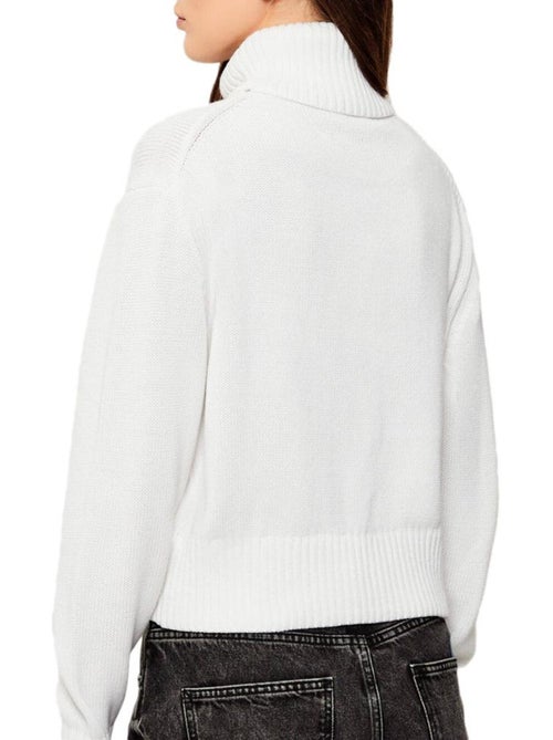 Camisola Branca de Chenille Calvin Klein Jeans para Mulher - Kiabi