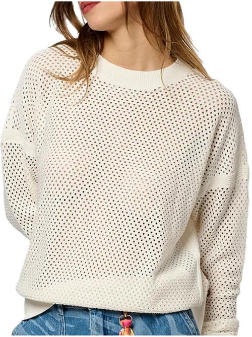 Camisola Branca Kaporal Leore para Mulher - Kiabi Camisola Branca Kaporal Leore para Mulher - Kiabi