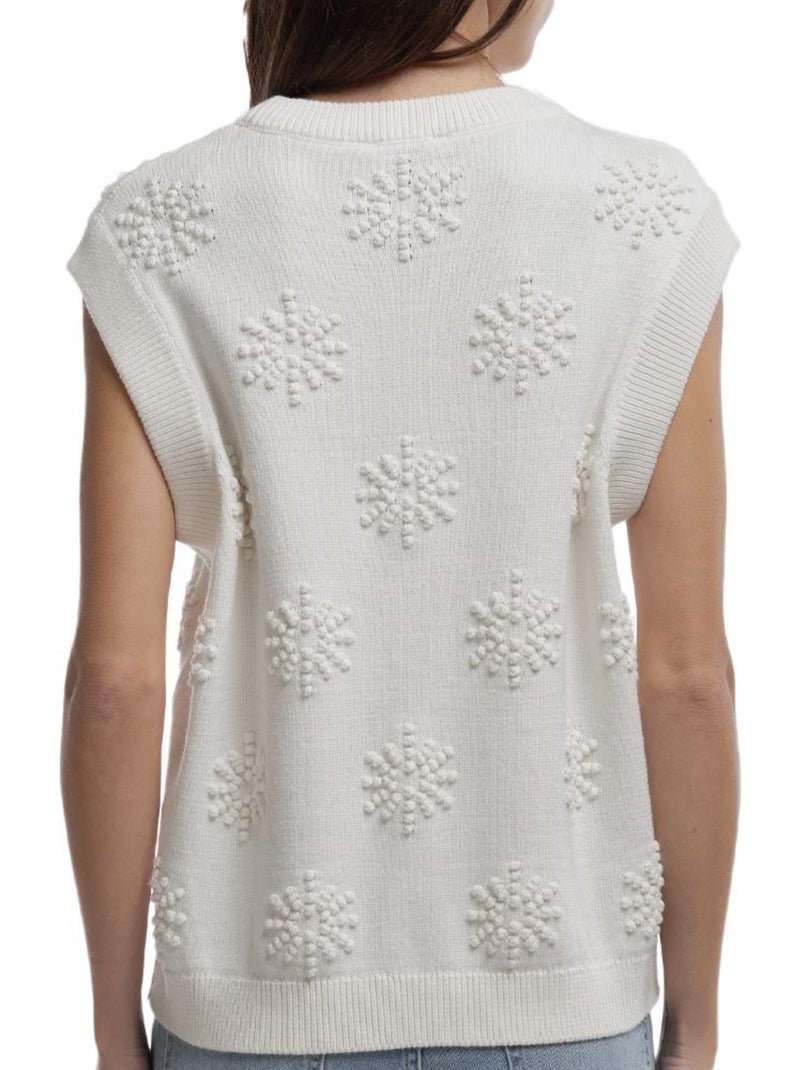 Camisola Branca Sem Mangas Teddy Smith Eva para Mulher Branco - Kiabi