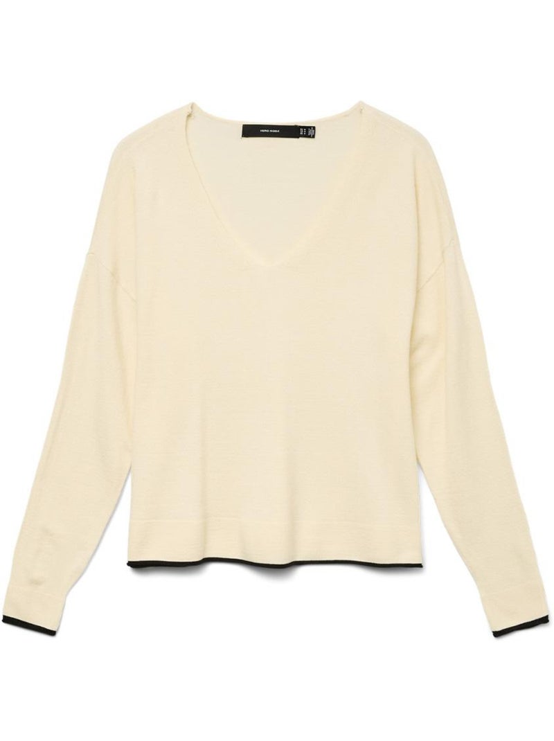 Camisola Branca Vero Moda Breeze para Mulher Bege - Kiabi