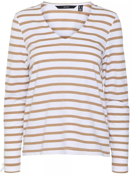 Camisola Branca Vero Moda Elo para Mulher - Kiabi Camisola Branca Vero Moda Elo para Mulher - Kiabi