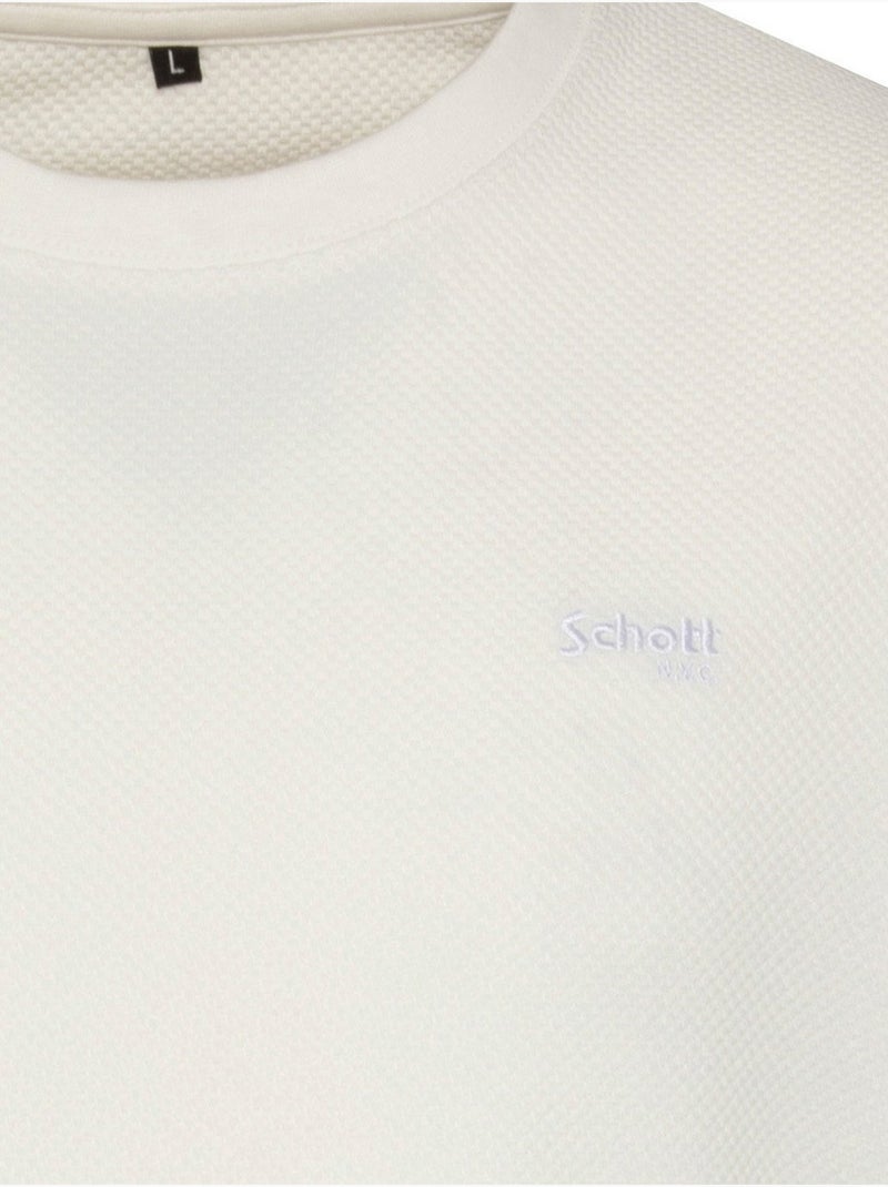 Camisola calçar - Schott Branco - Kiabi