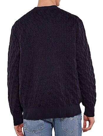 Camisola Calvin Klein Jeans de Homem com Estampado Marinho