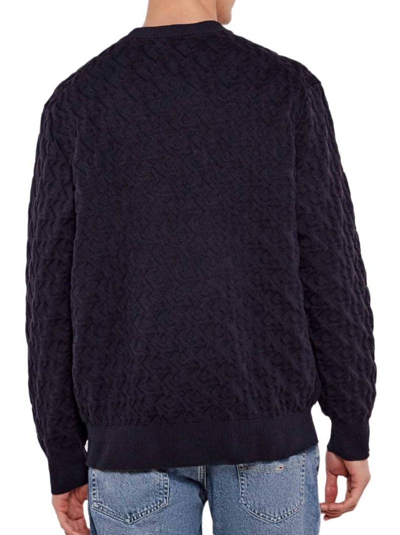 Camisola Calvin Klein Jeans de Homem com Estampado Marinho Azul-marinho - Kiabi
