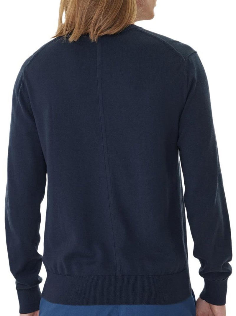 Camisola Calvin Klein Jeans Supima de Manga Comprida para Homem Azul-marinho - Kiabi