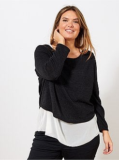 Camisola camisa 2 em 1 - Kiabi