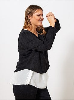 Camisola camisa 2 em 1 - Kiabi