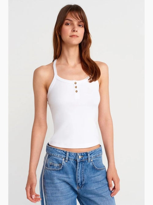 Camisola canelada dilvin - Kiabi Camisola canelada dilvin - Kiabi