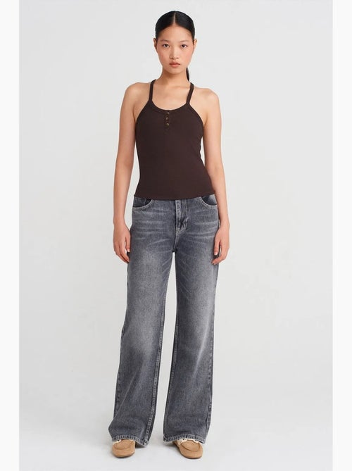 Camisola canelada dilvin - Kiabi Camisola canelada dilvin - Kiabi