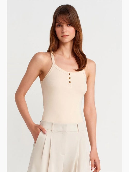 Camisola canelada dilvin - Kiabi Camisola canelada dilvin - Kiabi