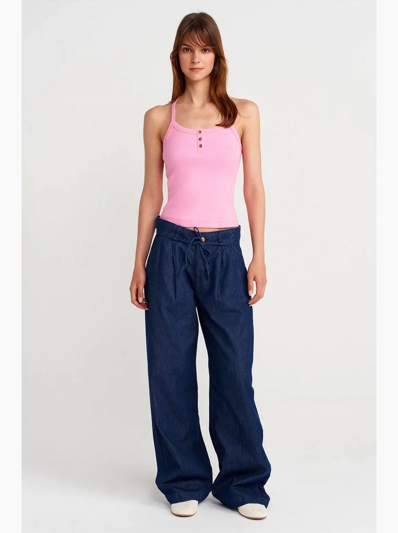 Camisola canelada dilvin Rosa-claro - Kiabi