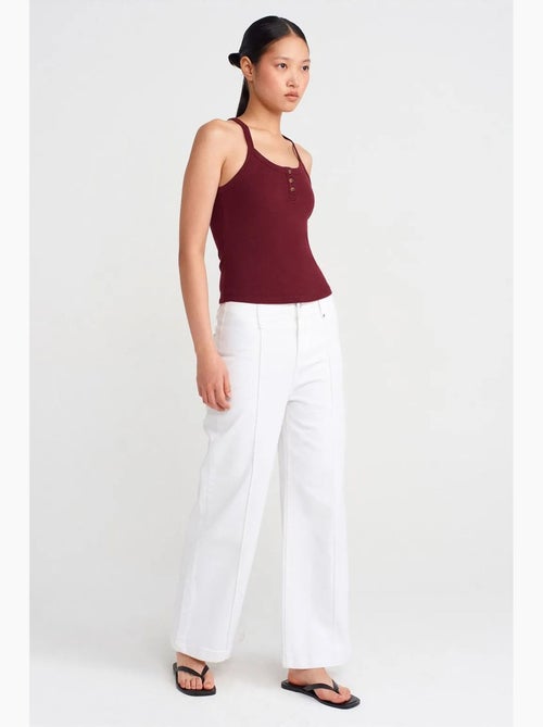 Camisola canelada dilvin - Kiabi Camisola canelada dilvin - Kiabi