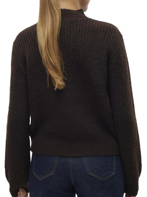 Camisola Castanha Escura Vero Moda Universe para Mulher - Kiabi Camisola Castanha Escura Vero Moda Universe para Mulher - Kiabi