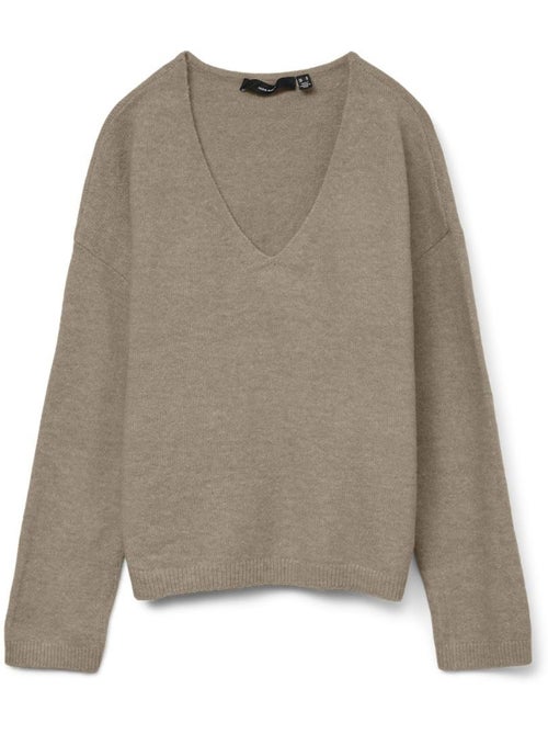 Camisola Castanha Vero Moda Besti para Mulher - Kiabi