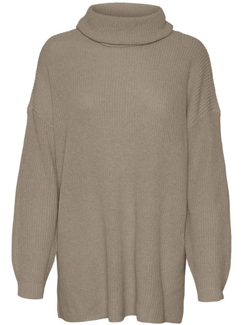 Camisola Castanha Vero Moda Mzia para Mulher - Kiabi