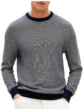 Camisola Cinzenta de Homem Tommy Hilfiger Pima