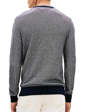 Camisola cinzenta de homem tommy hilfiger pima