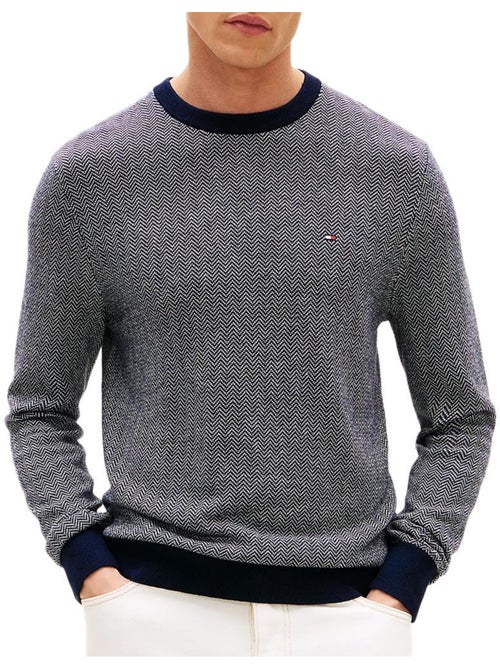 Camisola Cinzenta Clara de Homem Tommy Hilfiger Pima - Kiabi Camisola Cinzenta Clara de Homem Tommy Hilfiger Pima - Kiabi