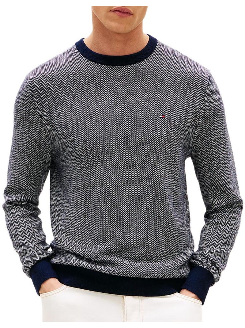 Camisola Cinzenta Clara de Homem Tommy Hilfiger Pima Cinza-prateado - Kiabi