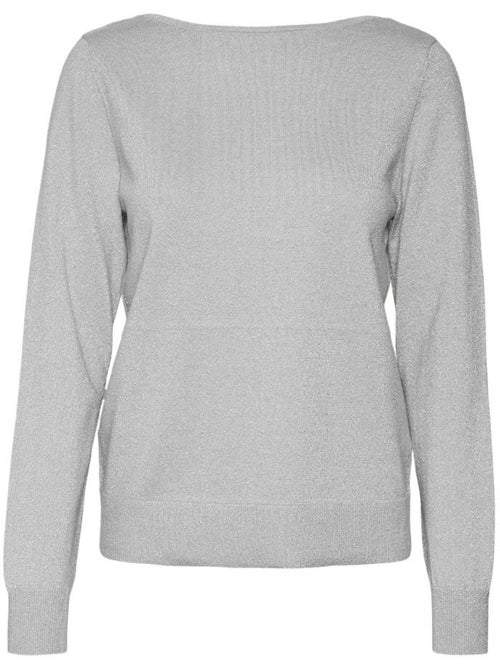 Camisola Cinzenta Clara de Mulher Vero Moda Happyglitter - Kiabi
